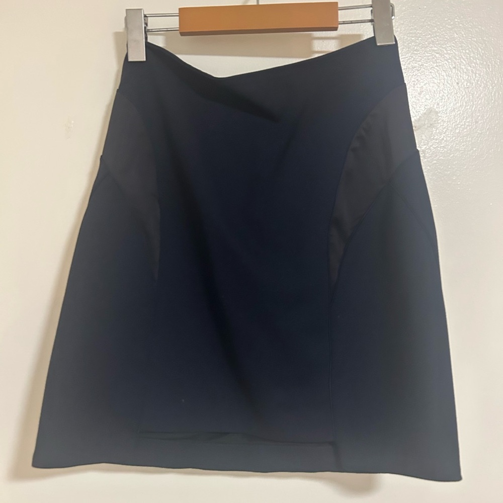 Acne Dark Navy skirt with silk details